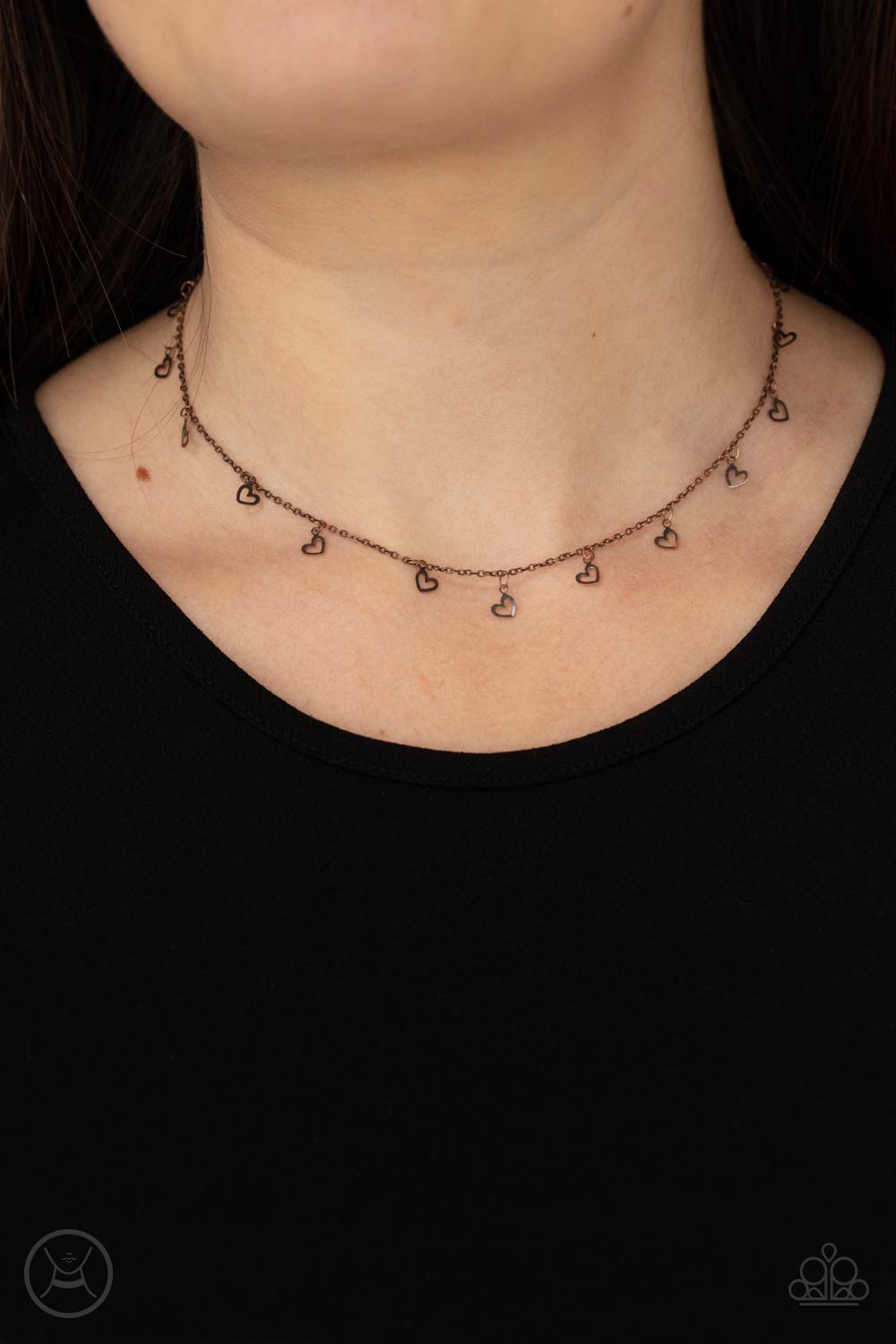 Paparazzi - Charismatically Cupid - Copper Necklace - Alies Bling Bar