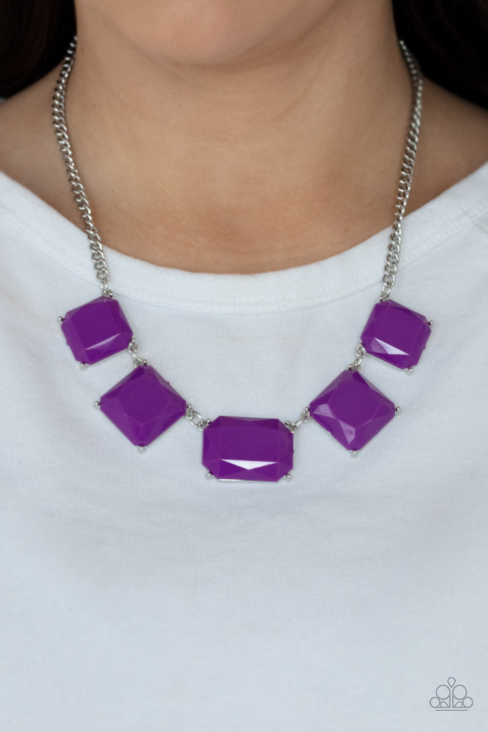 Paparazzi - Instant Mood Booster - Purple Necklace - Alies Bling Bar