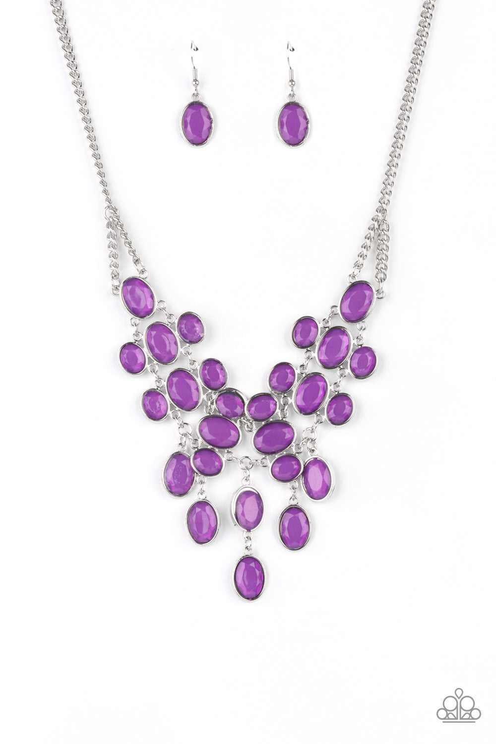 Paparazzi - Serene Gleam - Purple Necklace - Alies Bling Bar