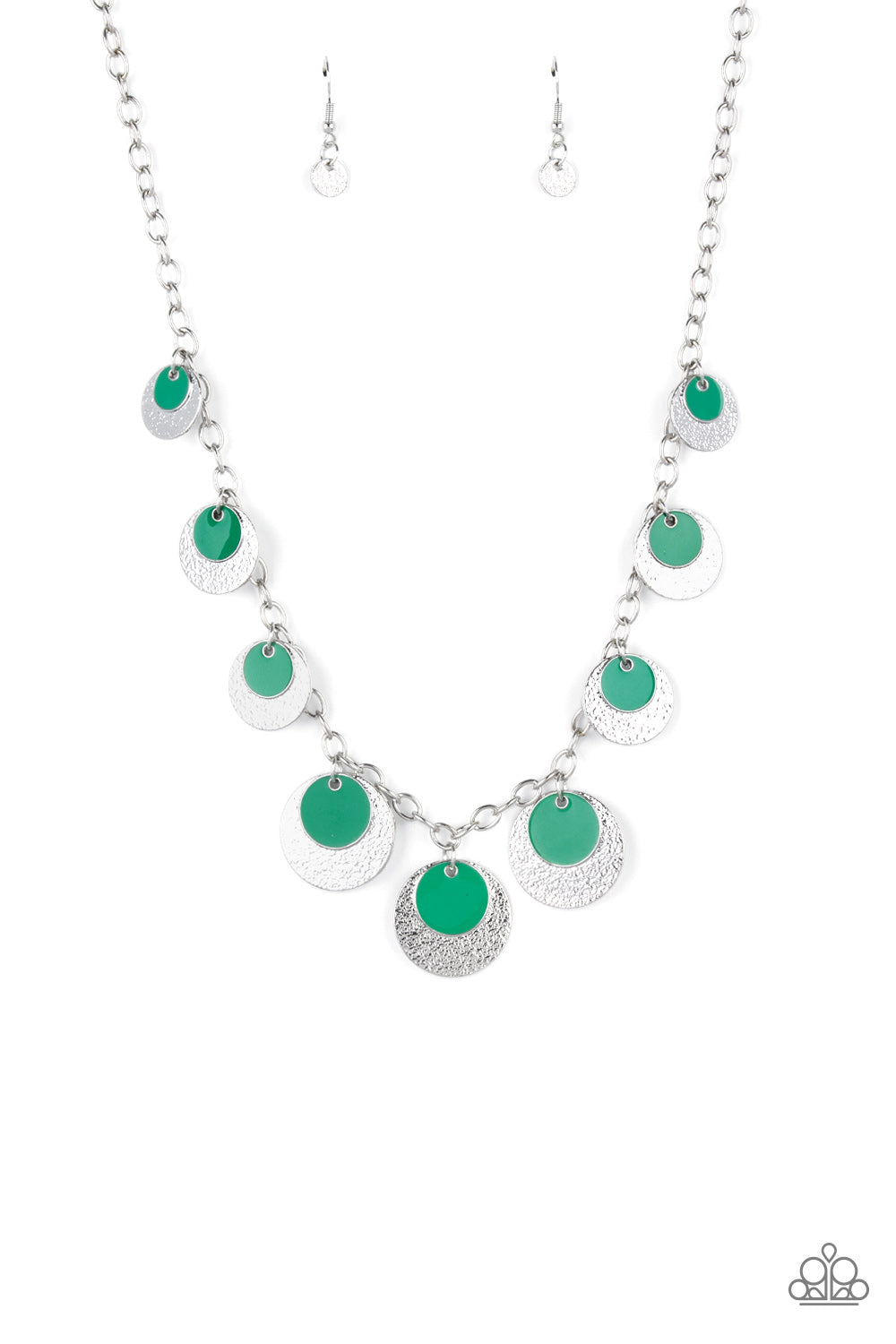Paparazzi - The Cosmos Are Calling - Green Necklace