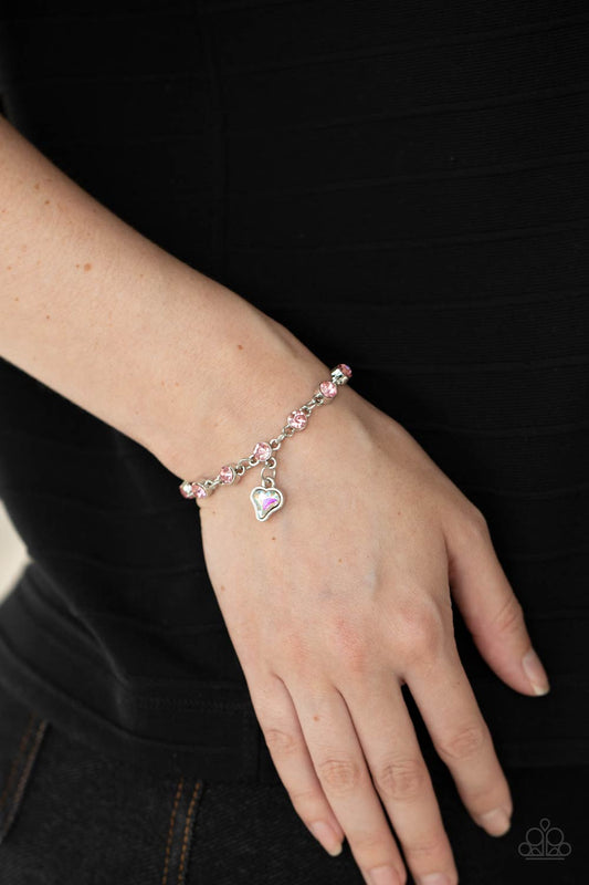 Paparazzi - Sweet Sixteen - Pink Bracelet