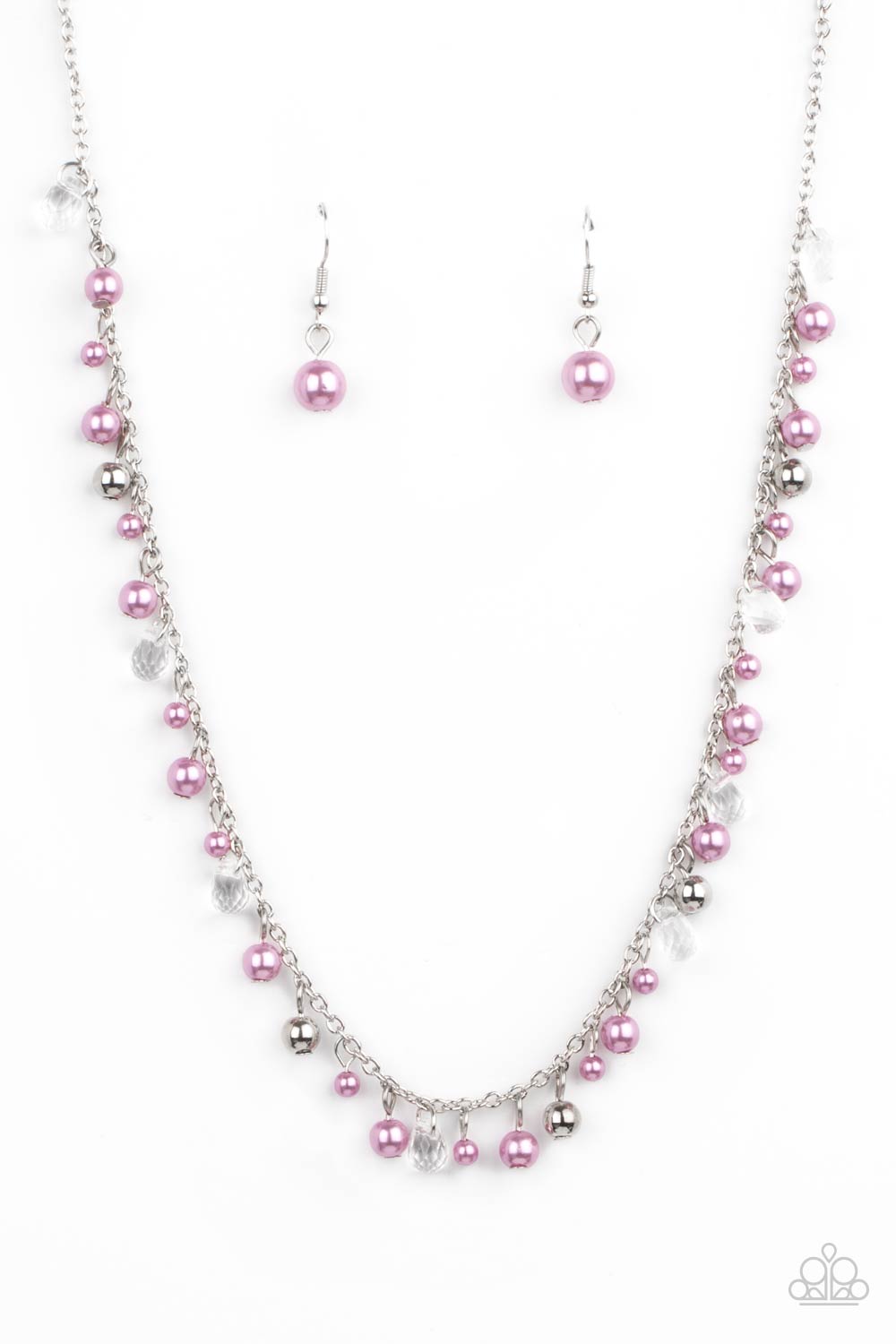 Paparazzi - Pearl Essence - Purple Necklace - Alies Bling Bar