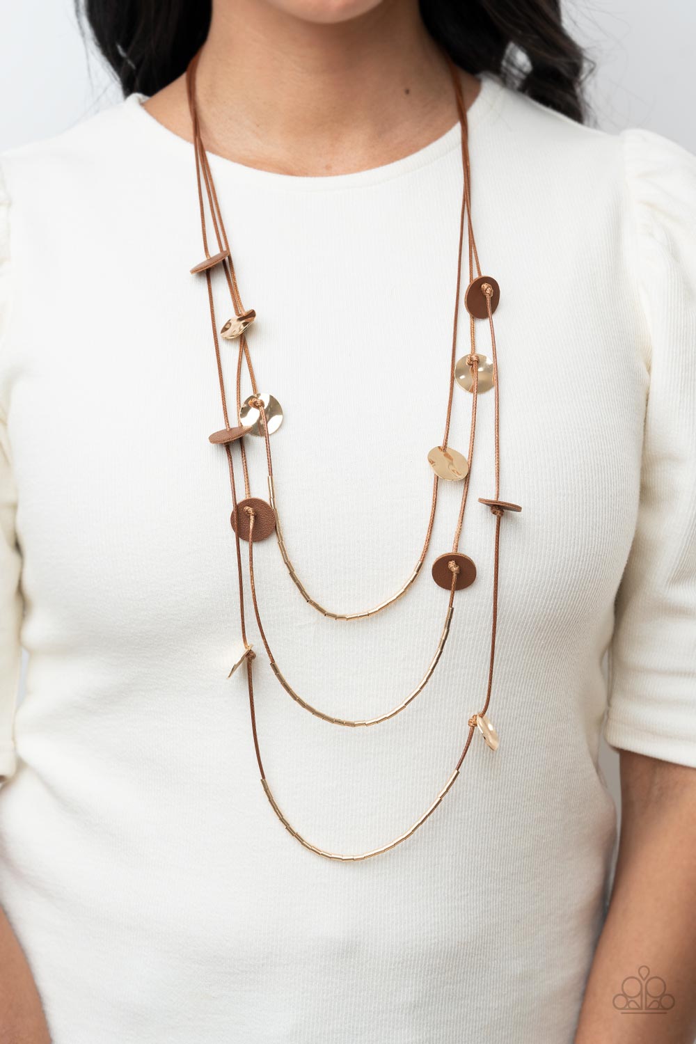 Paparazzi - Alluring Luxe - Brown Necklace - Alies Bling Bar