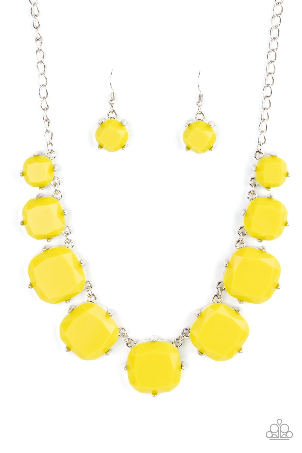 Prismatic Prima Donna - Yellow Necklace - Paparazzi