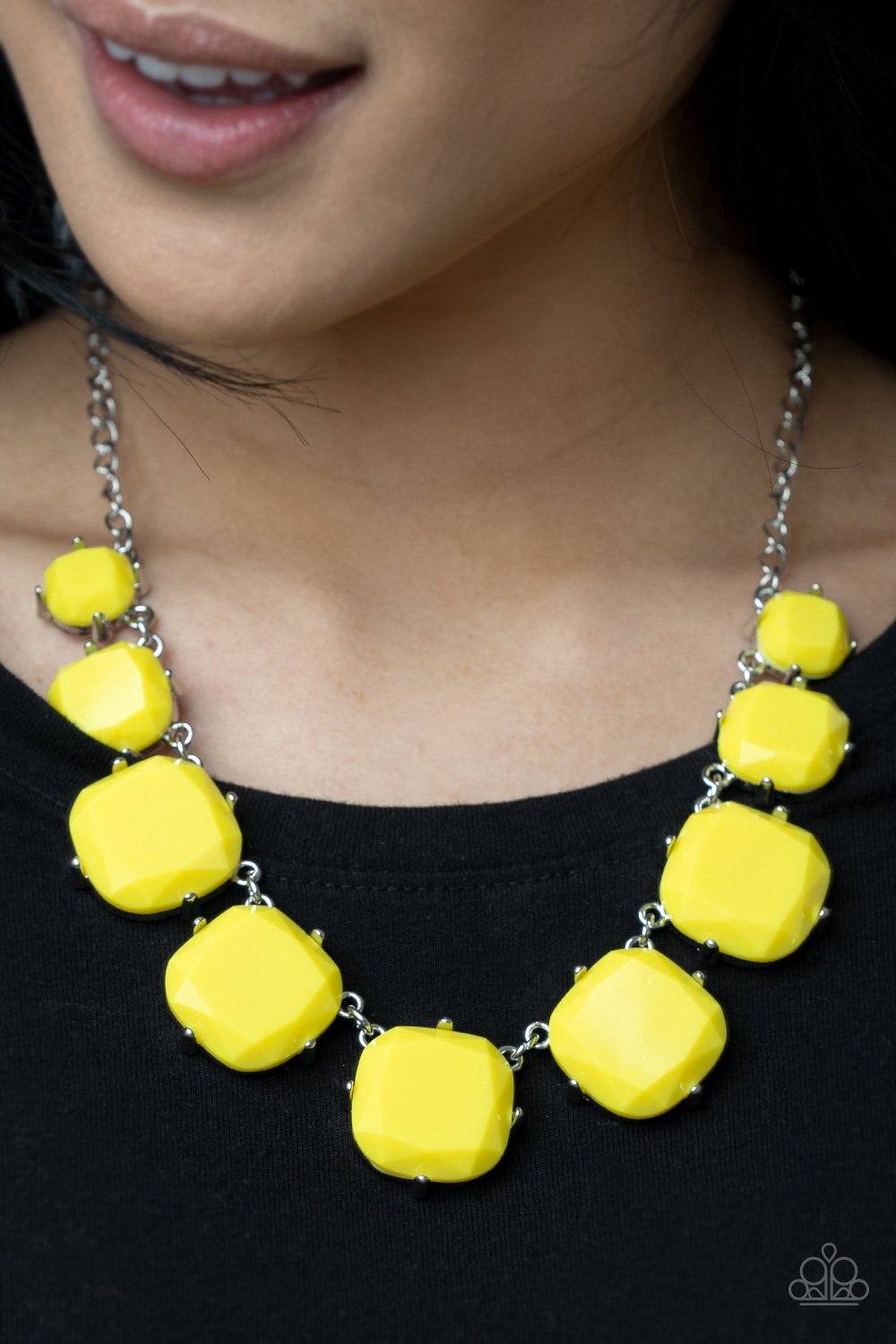 Prismatic Prima Donna - Yellow Necklace - Paparazzi