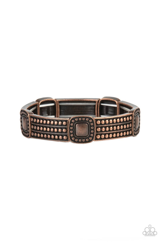 Paparazzi - Rustic Redux - Copper Bracelet - Alies Bling Bar