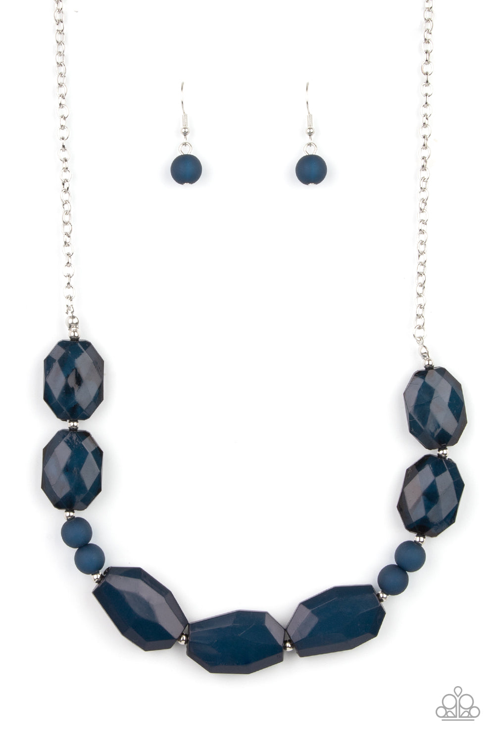 Paparazzi - Melrose Melody - Blue Necklace - Alies Bling Bar