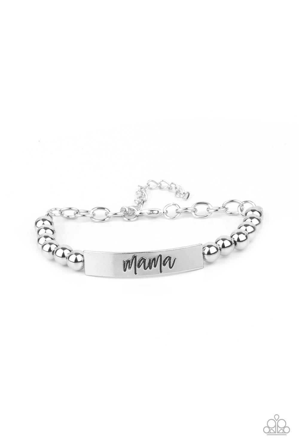 Paparazzi - Mom Squad - Silver Bracelet - Alies Bling Bar