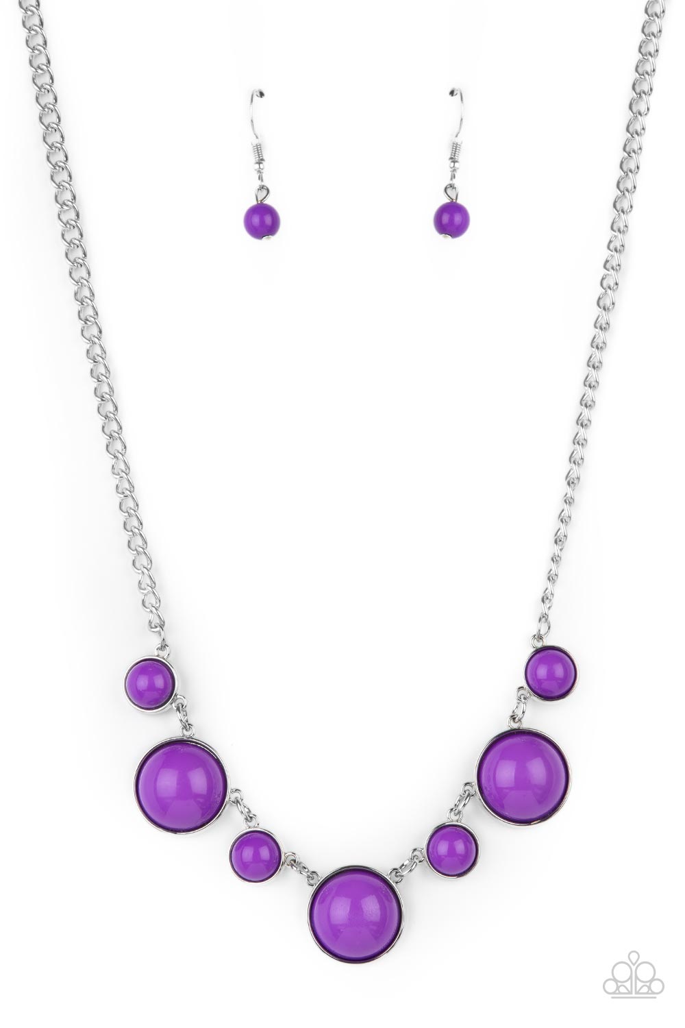 Paparazzi - Prismatically POP-tastic - Purple Necklace - Alies Bling Bar