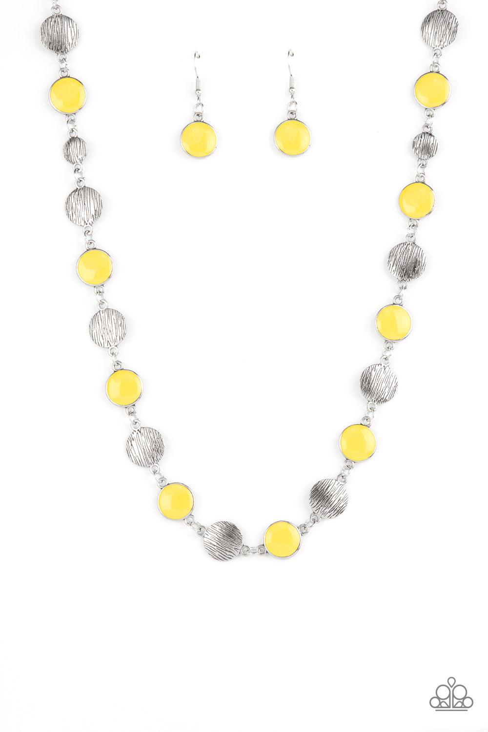 Paparazzi -Harmonizing Hotspot - Yellow Necklace - Alies Bling Bar