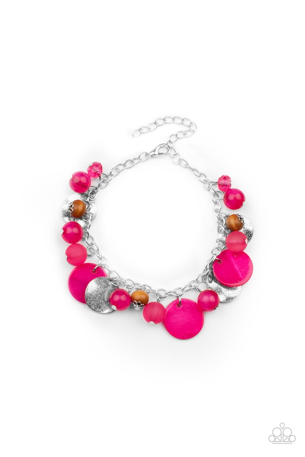 Paparazzi - Springtime Springs - Pink Bracelet - Alies Bling Bar