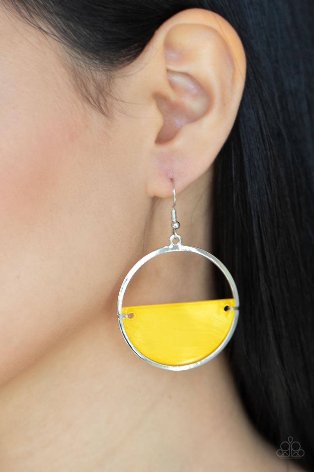 Paparazzi - Seashore Vibes - Yellow Earrings - Alies Bling Bar