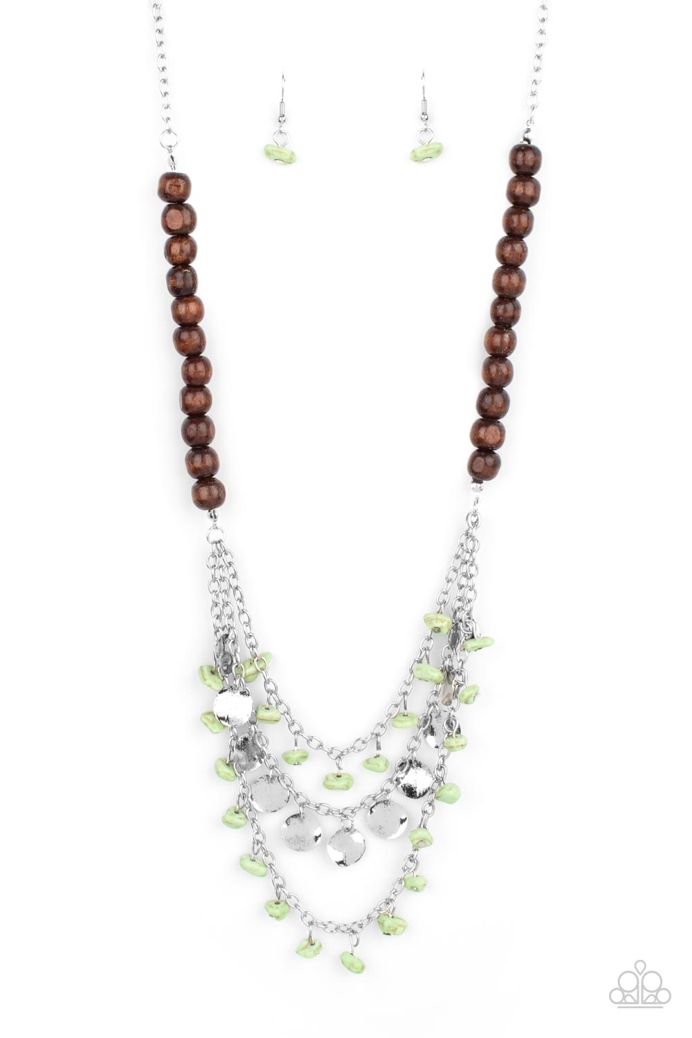 Paparazzi - Plains Paradise - Green Necklace - Alies Bling Bar