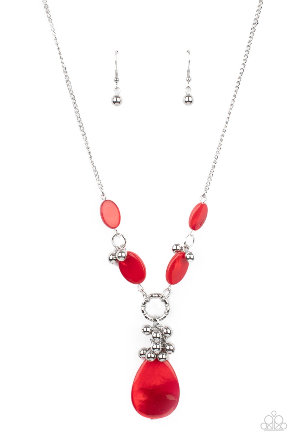 Summer Idol - Red Necklace - Paparazzi Accessories - Alies Bling Bar