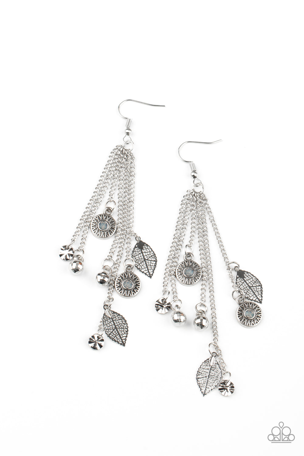 Paparazzi - A Natural Charmer - Silver Earrings - Alies Bling Bar