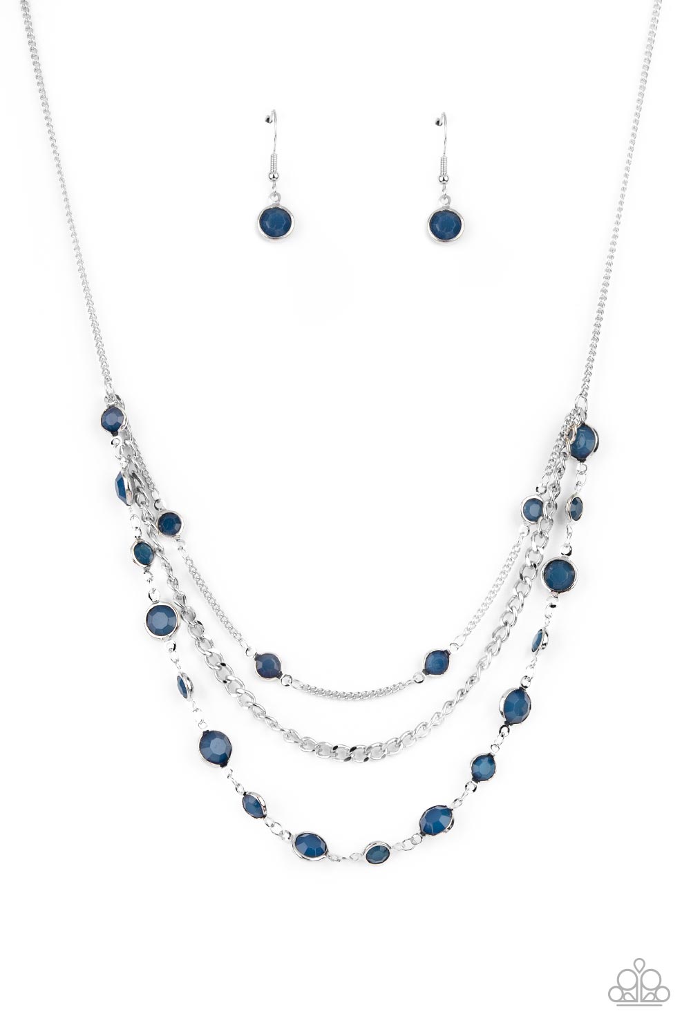 Paparazzi - Goddess Getaway - Blue Necklace - Alies Bling Bar