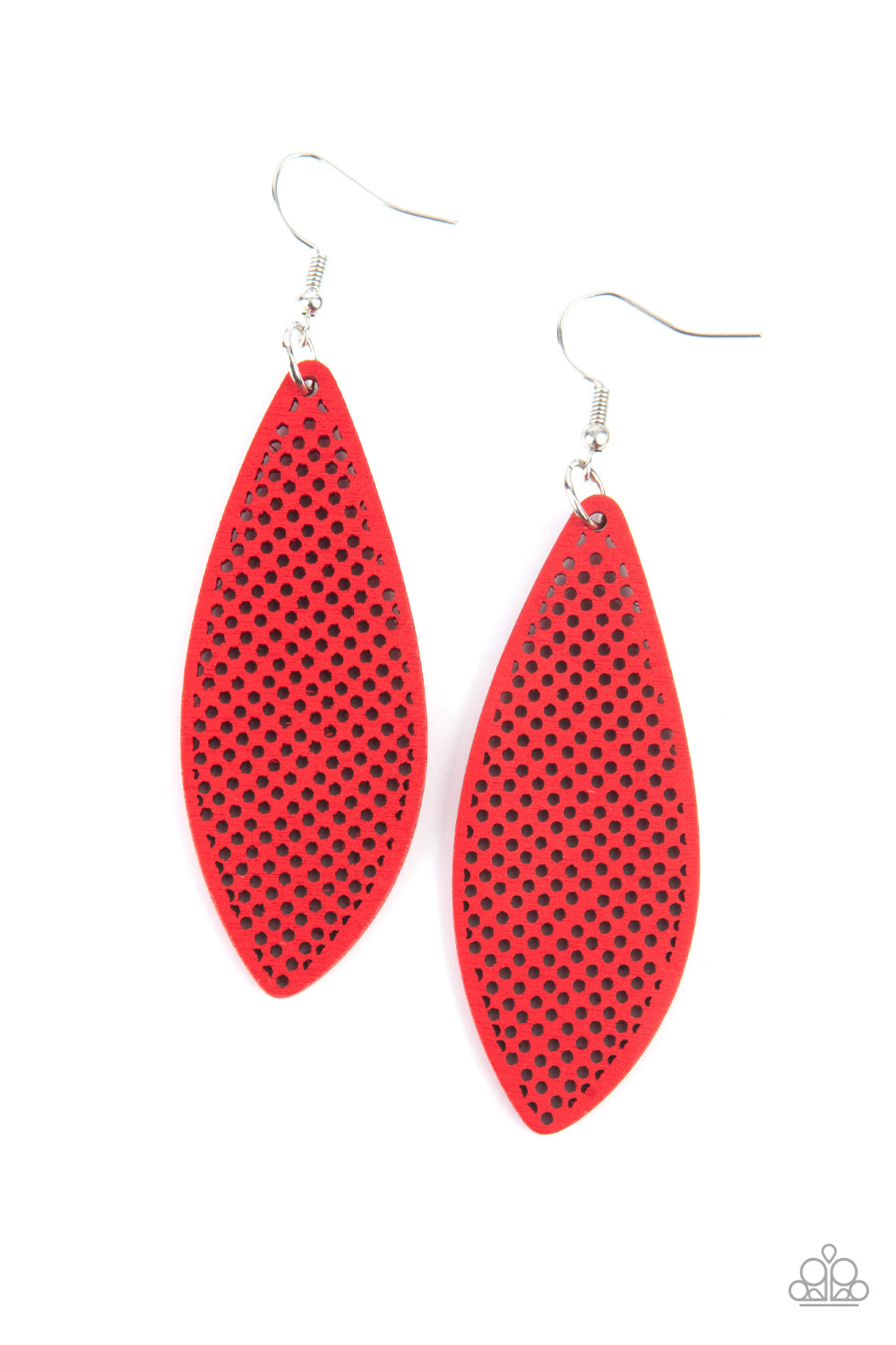 Paparazzi - Surf Scene - Red Earrings - Alies Bling Bar