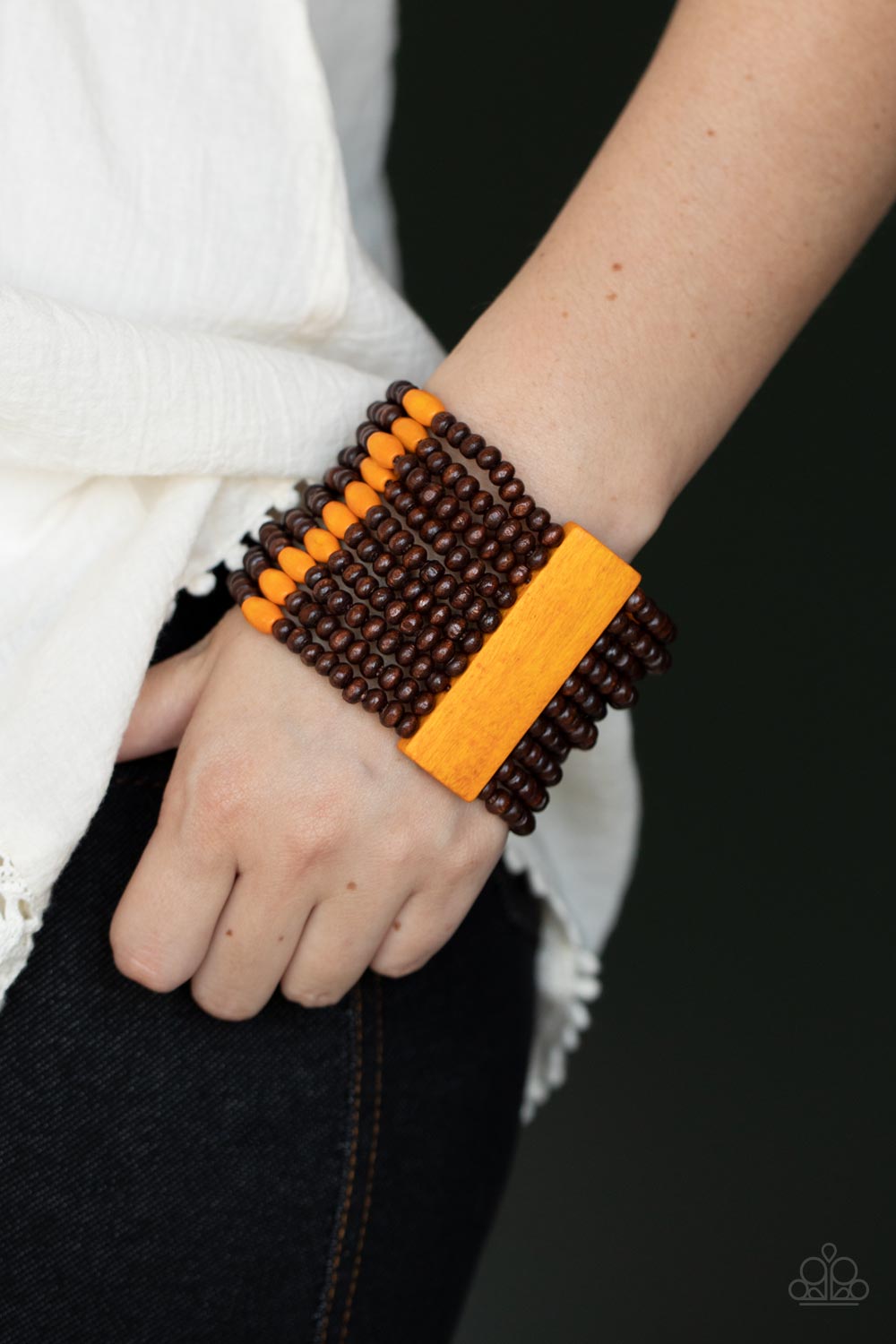 Paparazzi - Tropical Trendsetter - Orange Bracelet