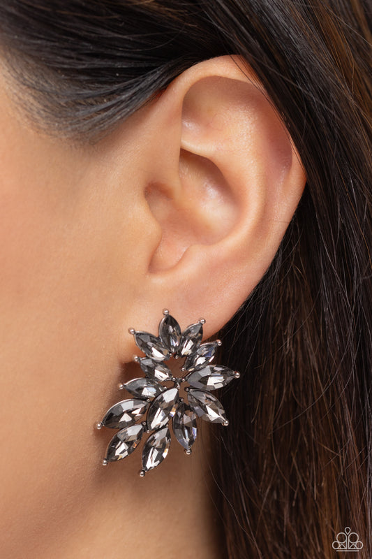 Fire Hazard - Silver Earrings - Paparazzi Accessories - Alies Bling Bar