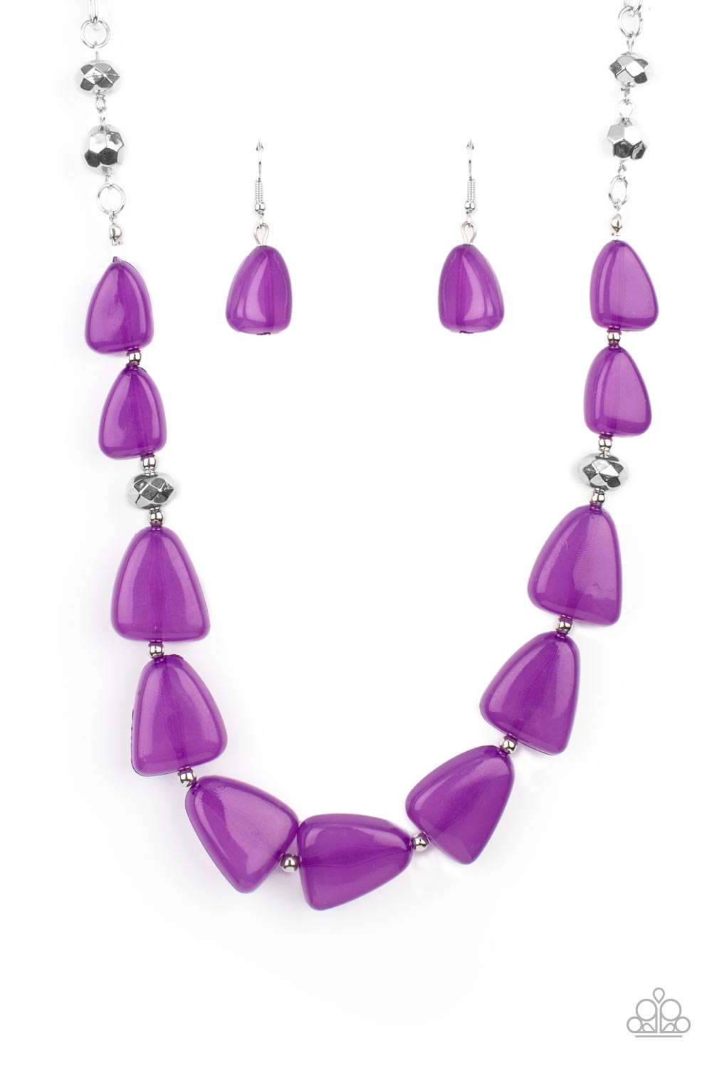 Tenaciously Tangy - Purple Necklace - Paparazzi Accessories - Alies Bling Bar