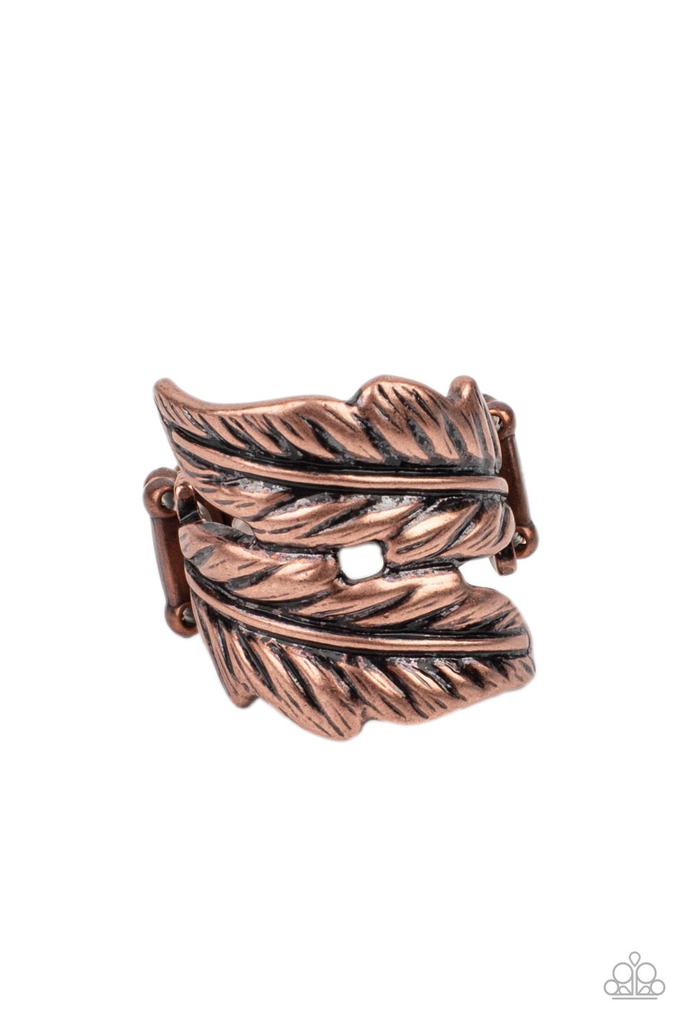 Inner FLIGHT - Copper Ring - Paparazzi Accessories - Alies Bling Bar