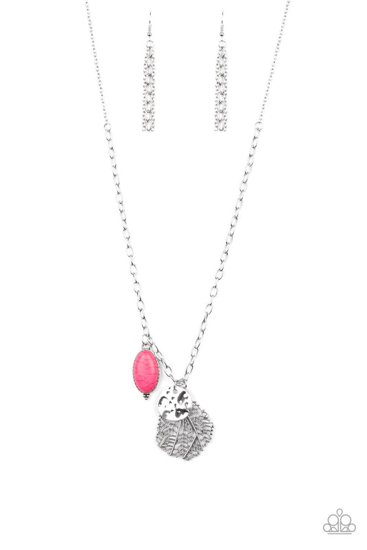 Paparazzi Accessories - Free-Spirited Forager - Pink Necklace - Alies Bling Bar
