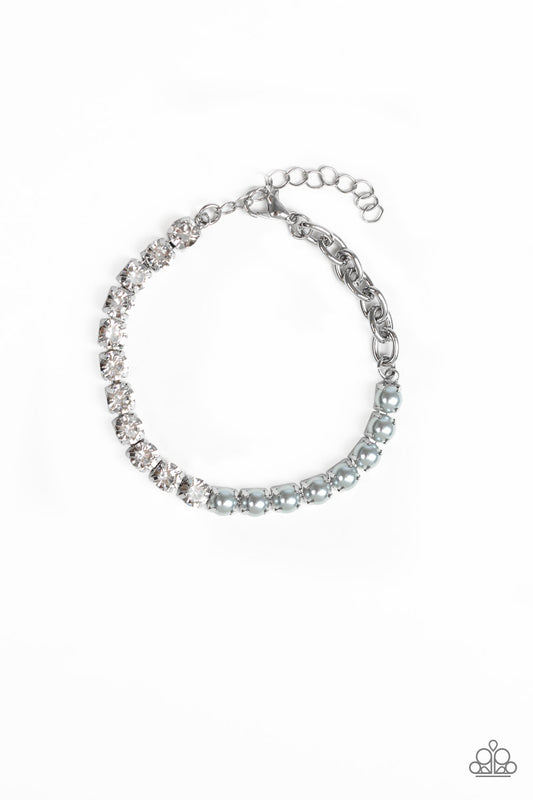 Paparazzi Accessories - Out Like A SOCIALITE - Silver Bracelet - Alies Bling Bar