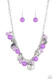 Paparazzi Accessories - Prismatic Sheen - Purple Necklace - Alies Bling Bar