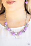 Paparazzi Accessories - Prismatic Sheen - Purple Necklace - Alies Bling Bar
