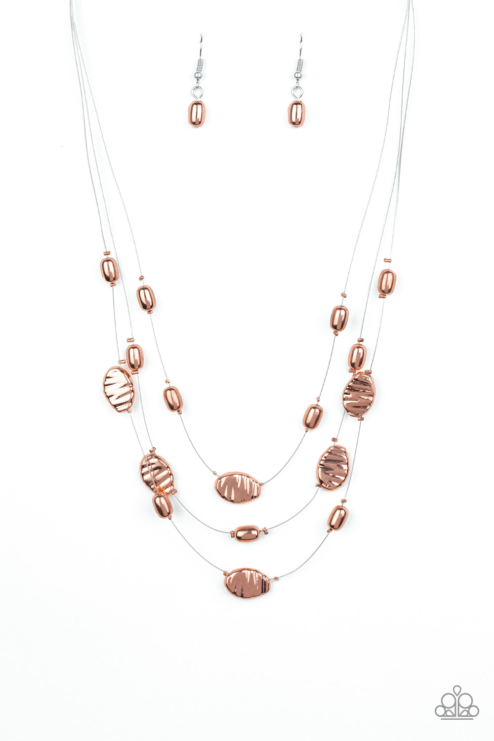 Paparazzi Accessories - Top ZEN - Copper Necklace - Alies Bling Bar