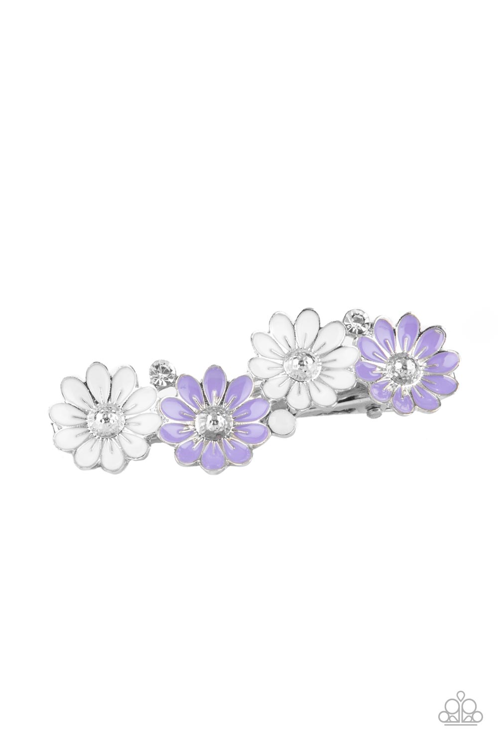 Paparazzi - Ok, BLOOMER - Purple Hair Clip - Alies Bling Bar