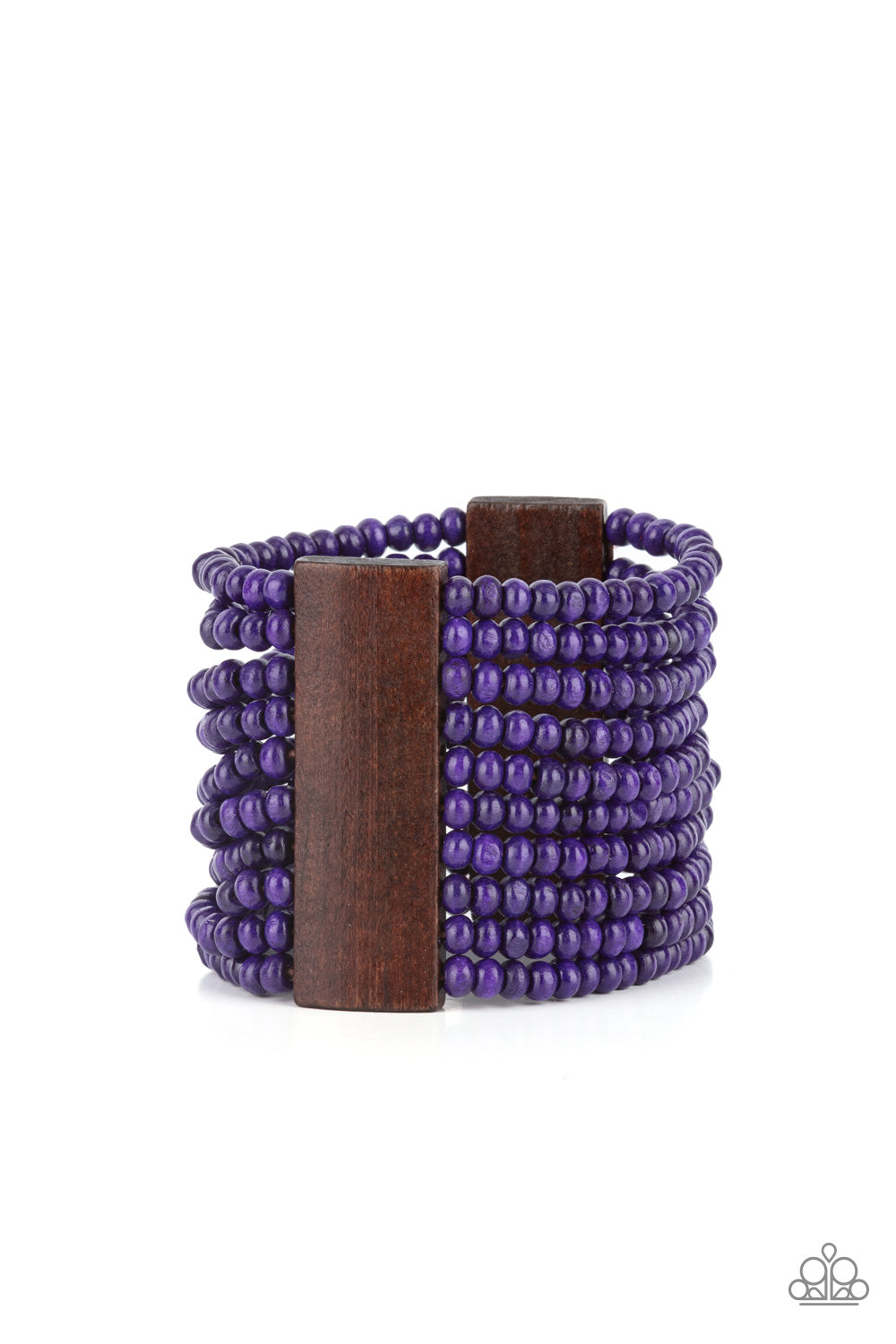 Waikiki Wonderland - Purple Bracelet - Paparazzi Accessories - Alies Bling Bar