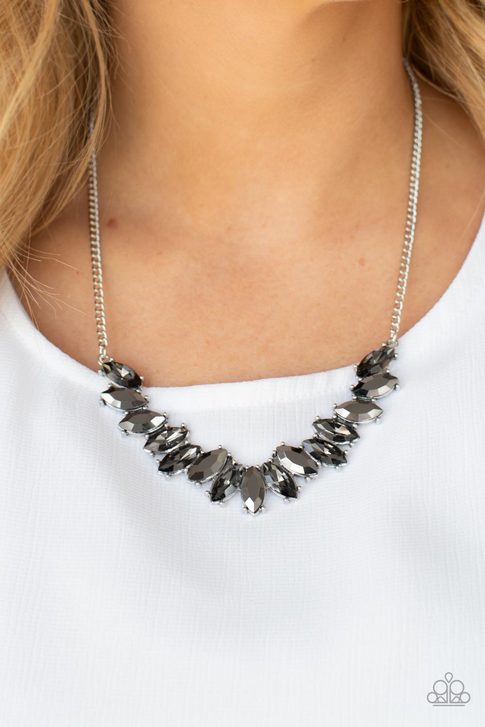 Paparazzi - Galaxy Game-Changer - Silver Necklace