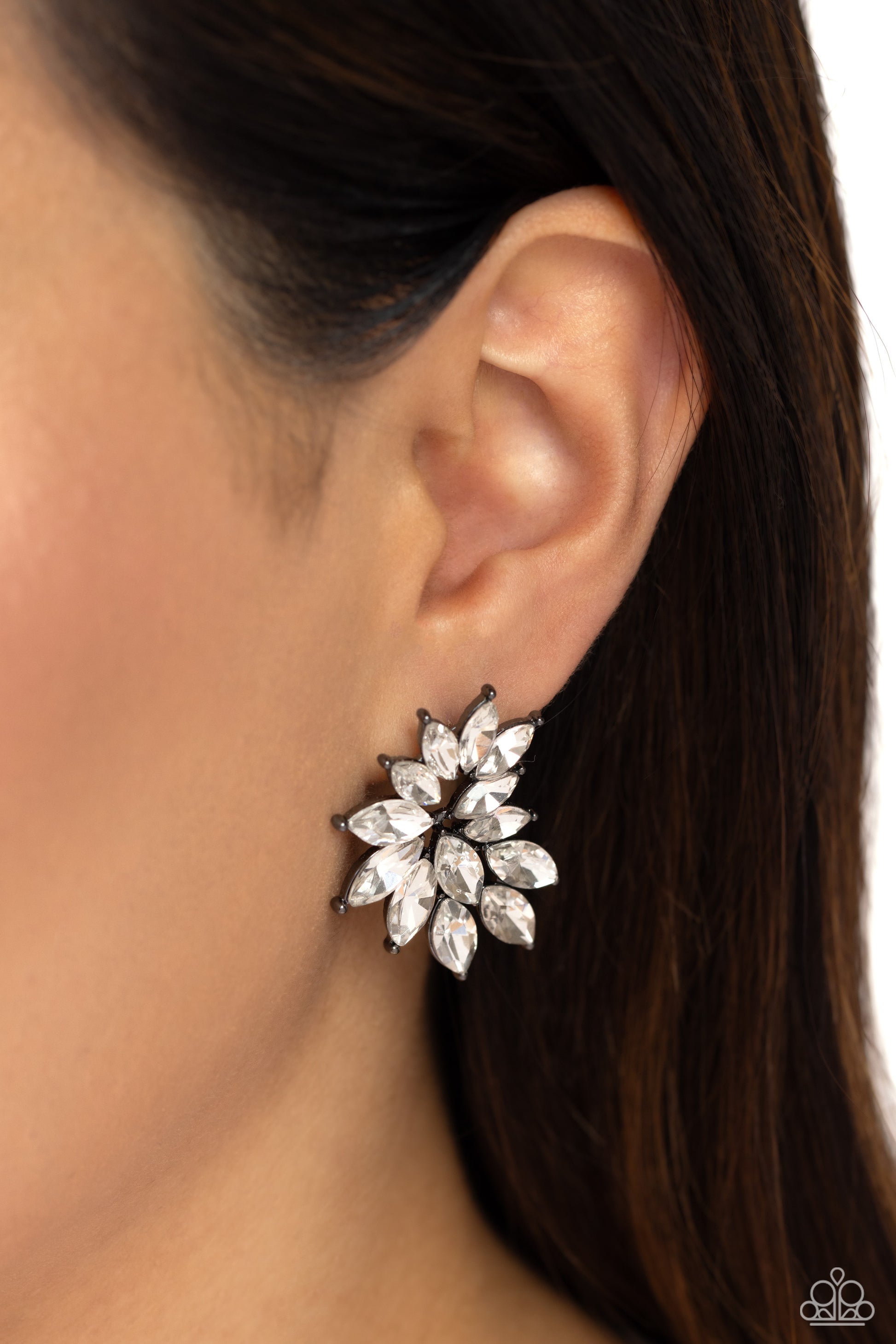 Fire Hazard - Black Earrings - Paparazzi Accessories - Alies Bling Bar