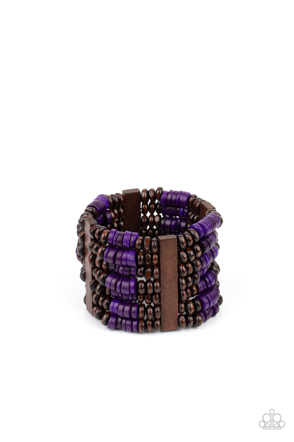 Paparazzi - Vacay Vogue - Purple Bracelet - Alies Bling Bar