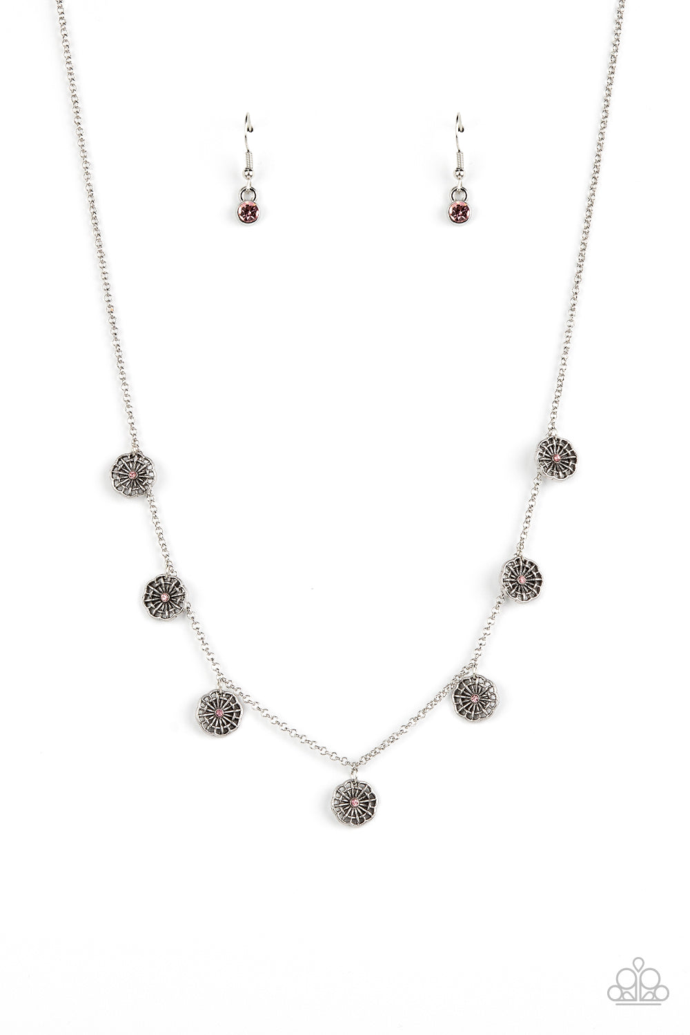 Paparazzi - Prairie Perennial - Pink Necklace - Alies Bling Bar