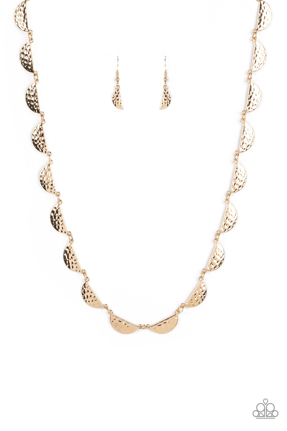 Lunar Jungle - Gold Necklace - Paparazzi Accessories - Alies Bling Bar