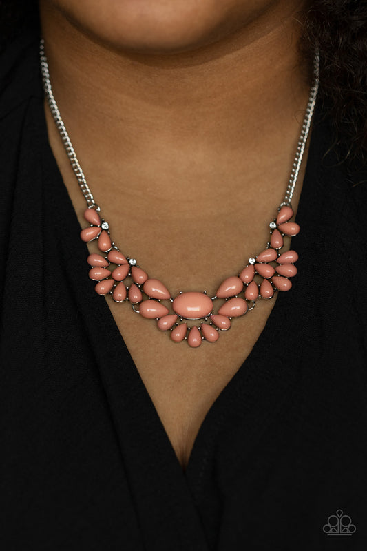 Paparazzi - Secret GARDENISTA - Pink Necklace - Alies Bling Bar