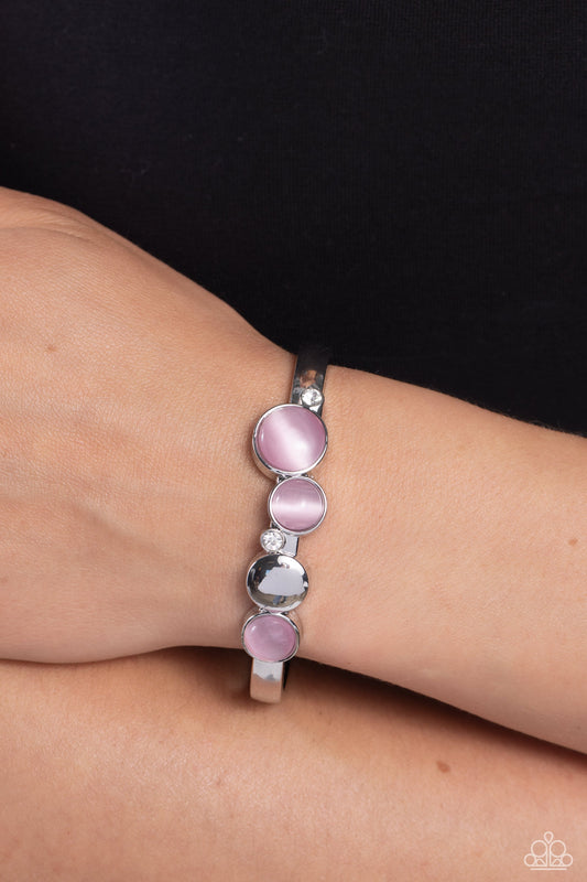 Elegant Escapade - Pink Bracelet - Paparazzi Accessories - Alies Bling Bar