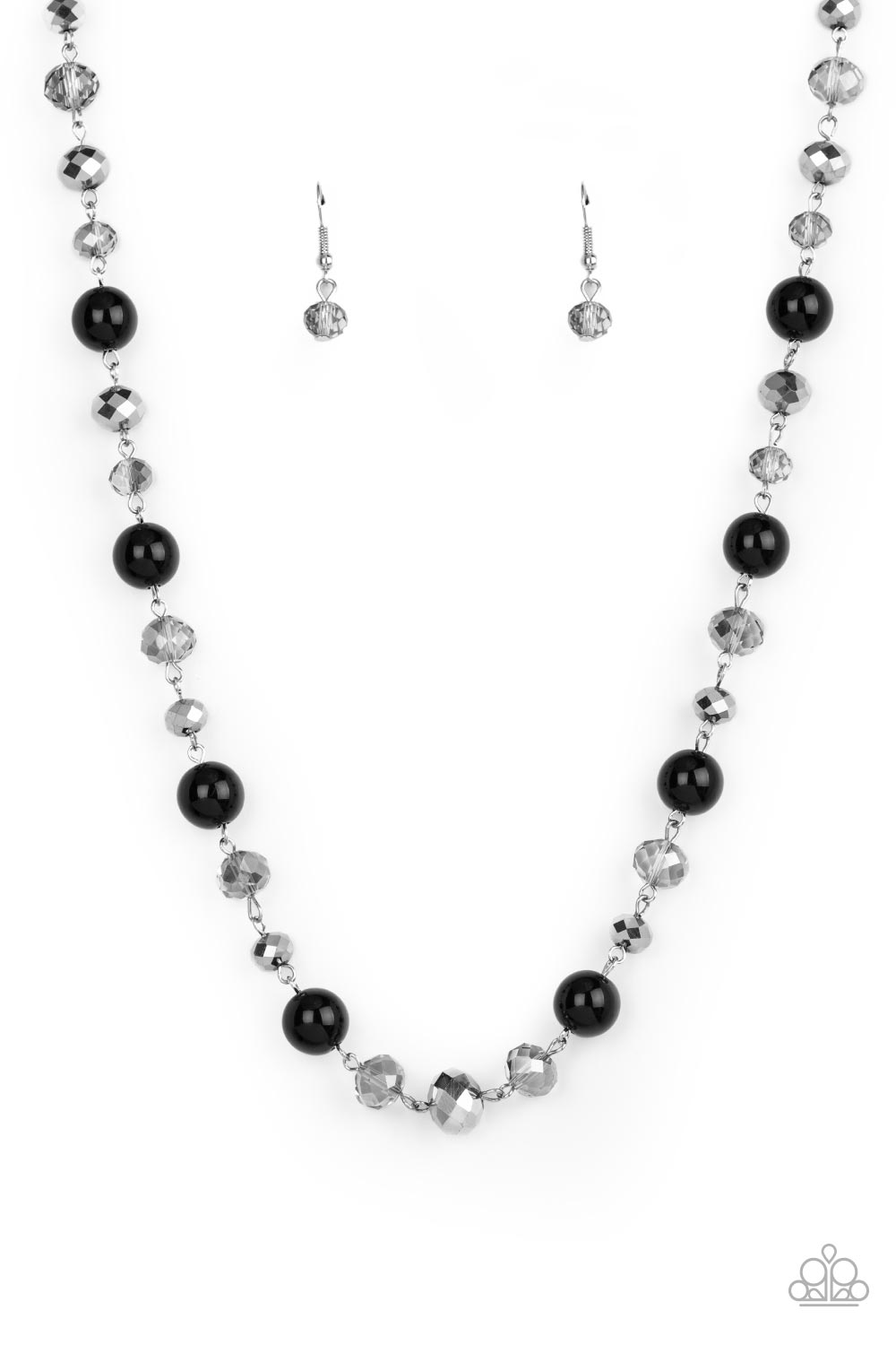 Decked Out Dazzle - Black Necklace - Paparazzi - Alies Bling Bar