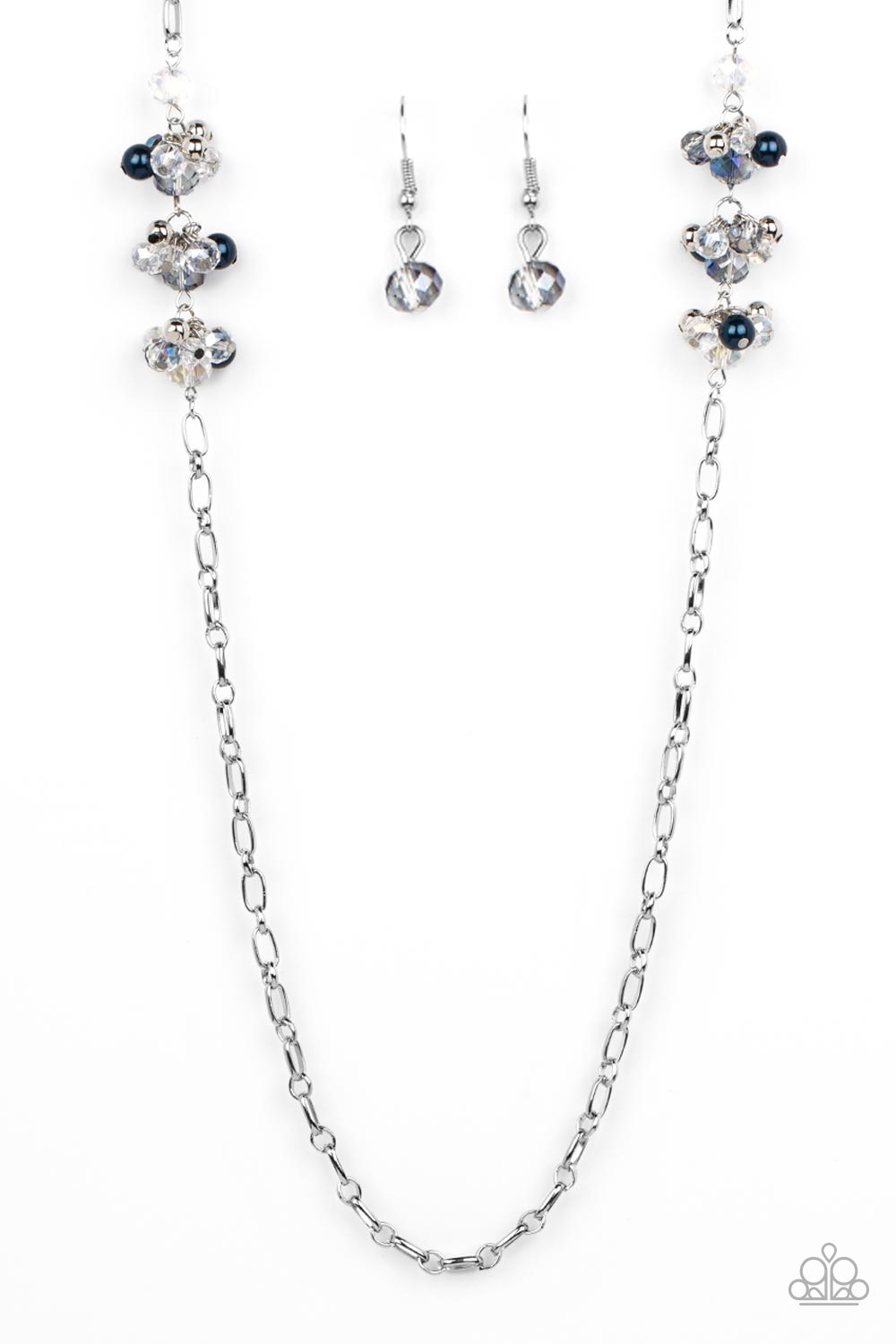 Poshly Parisian - Blue Necklace - Paparazzi Accessories - Alies Bling Bar