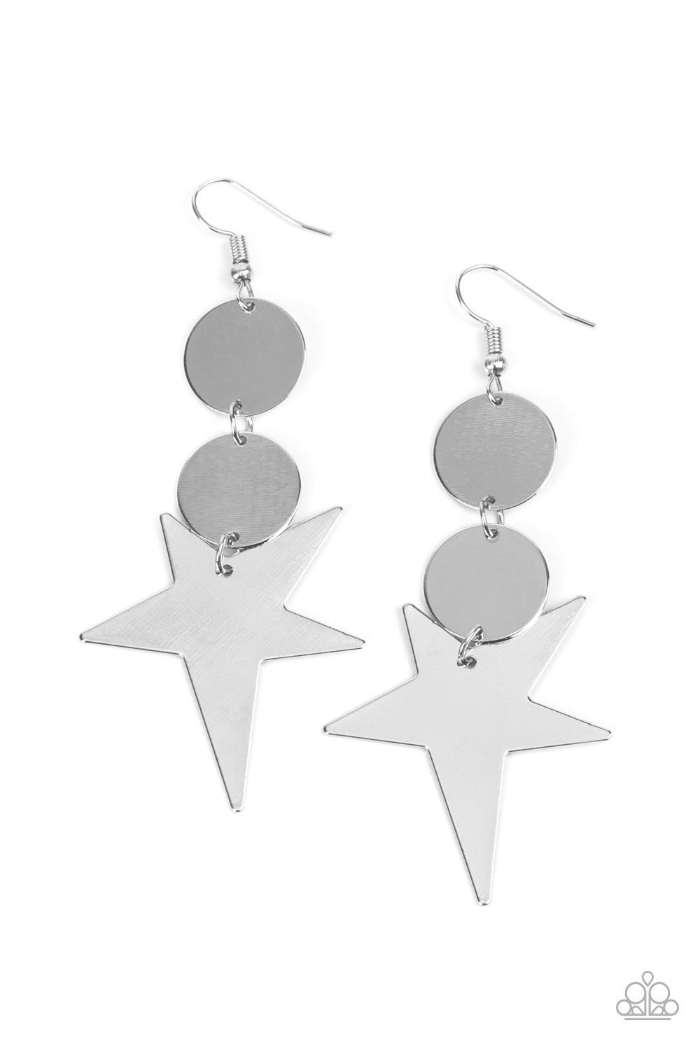 Paparazzi - Star Bizarre - Silver Earrings - Alies Bling Bar