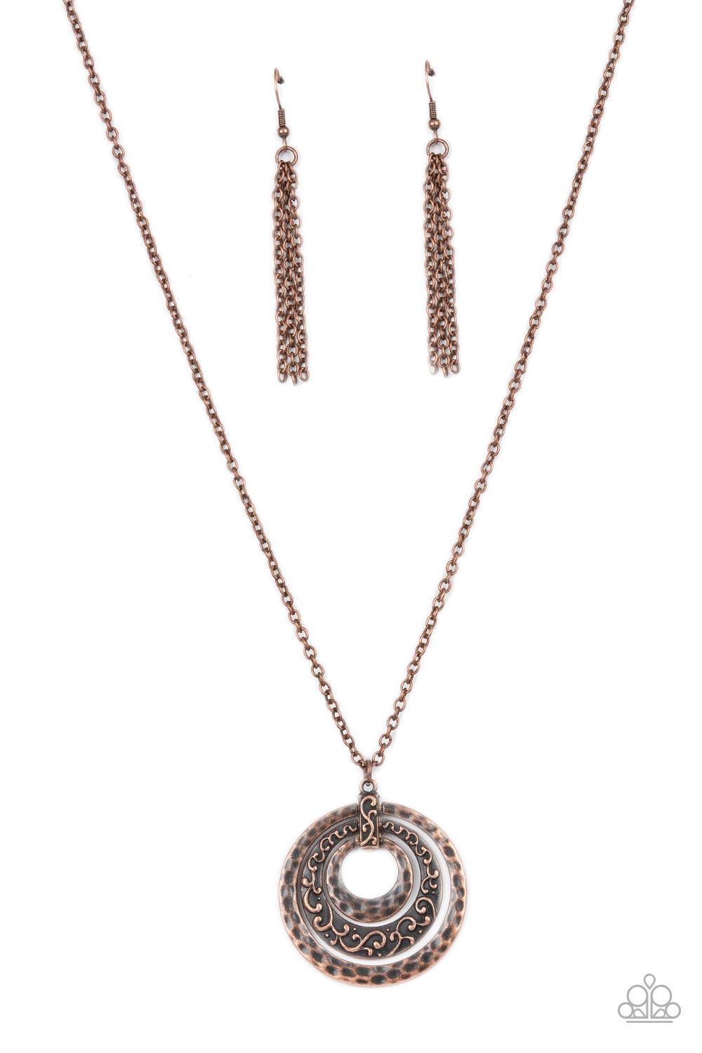 Totally Tulum - Copper Necklace -Paparazzi Accessories - Alies Bling Bar