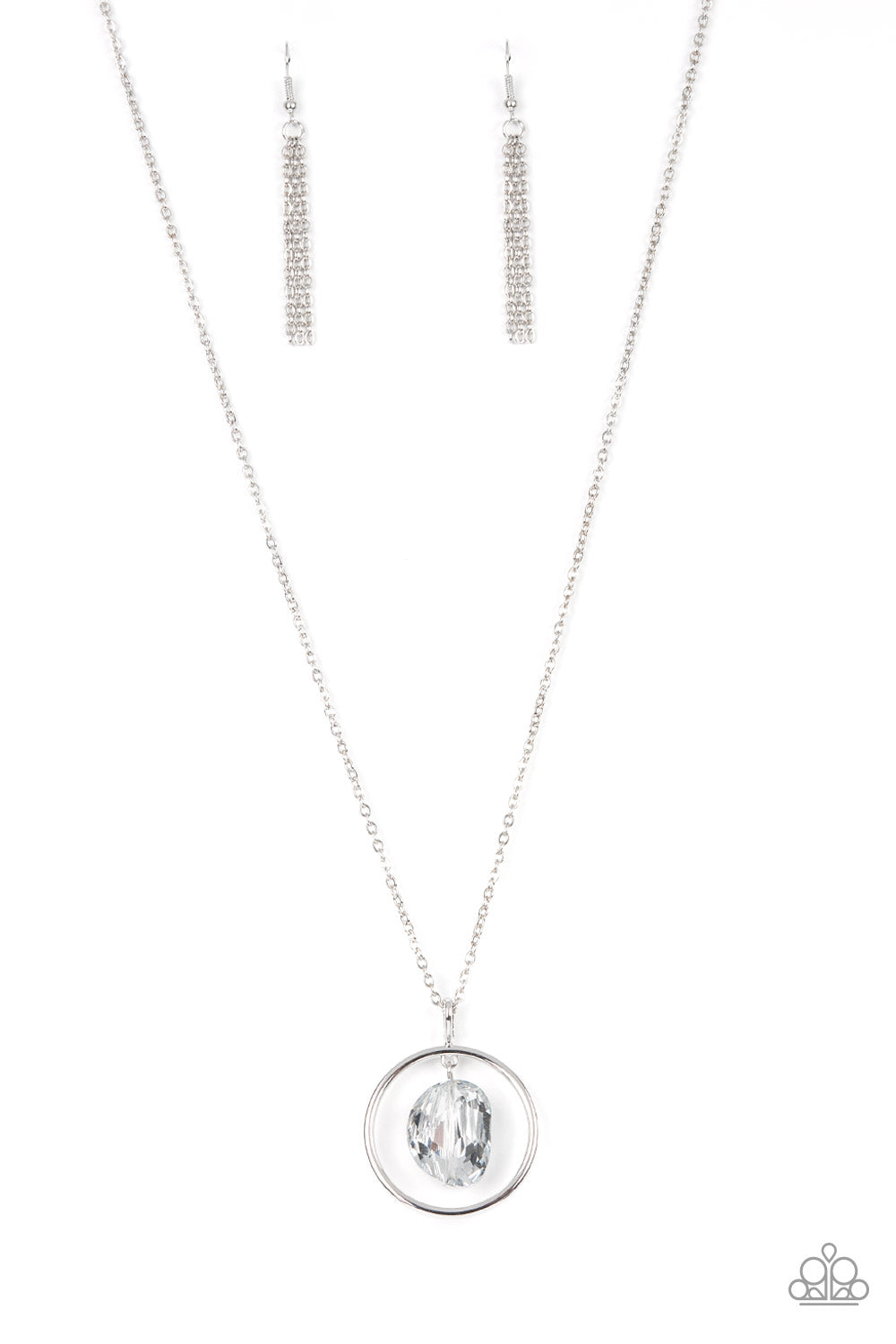 Paparazzi - Hands-Down Dazzling - Silver Necklace