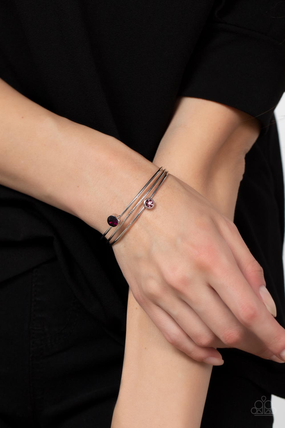 Paparazzi - Your PALACE or Mine? - Purple Bracelet - Alies Bling Bar