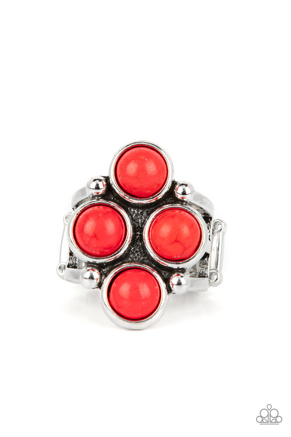 Tucson Tour - Red Ring - Paparazzi Accessories - Alies Bling Bar