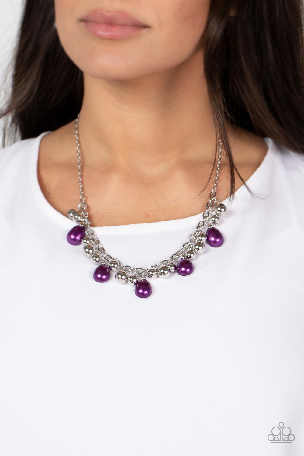 Party Favor - Purple Necklace -Paparazzi Accessories - Alies Bling Bar