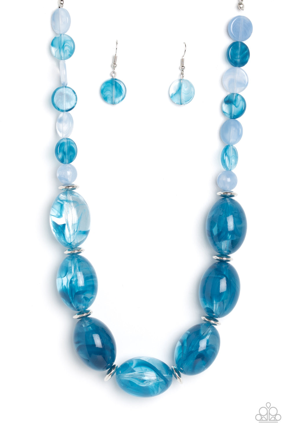 Paparazzi - Belle of the Beach - Blue Necklace - Alies Bling Bar