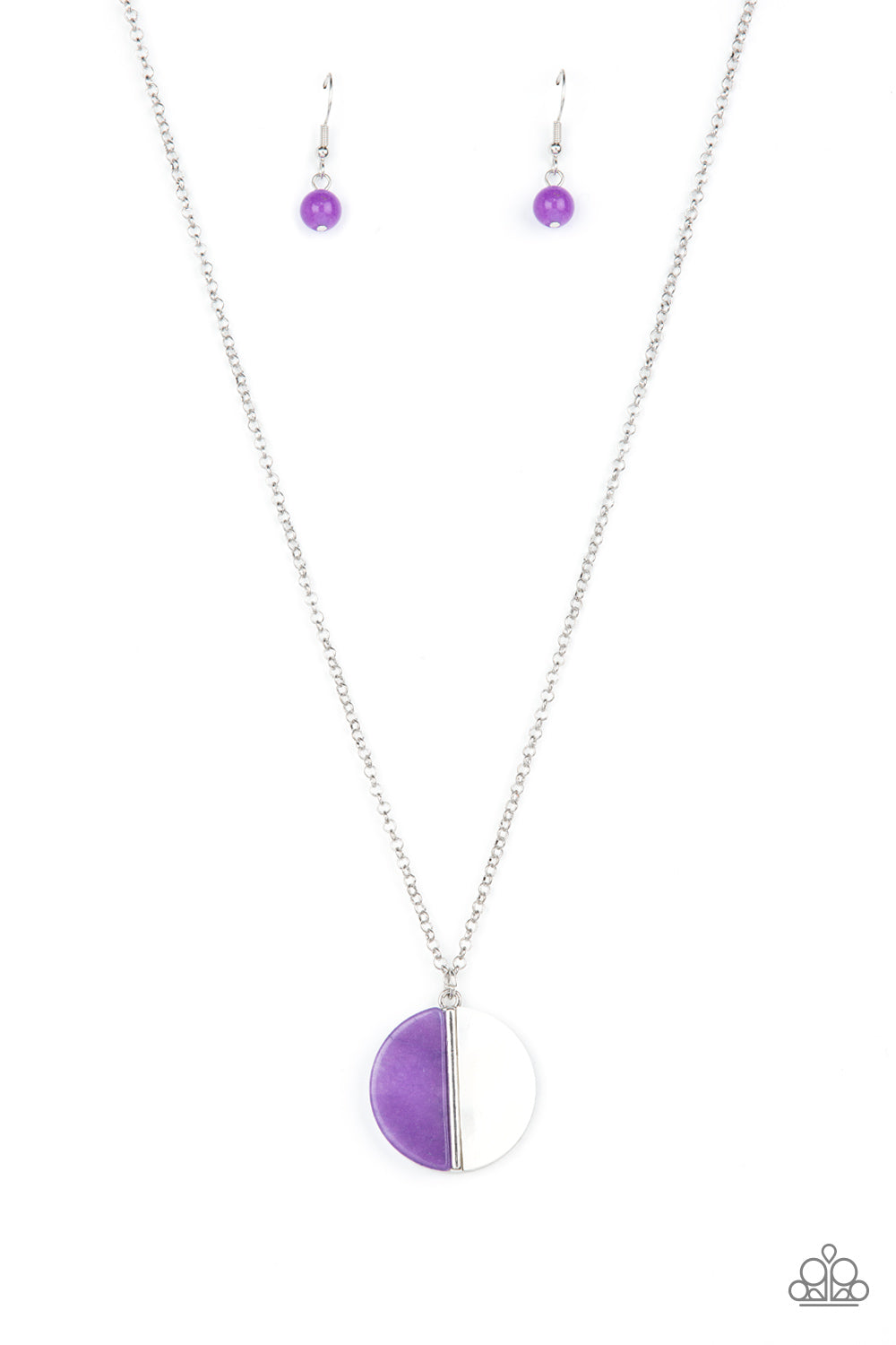 Paparazzi - Elegantly Eclipsed - Purple Necklace - Alies Bling Bar