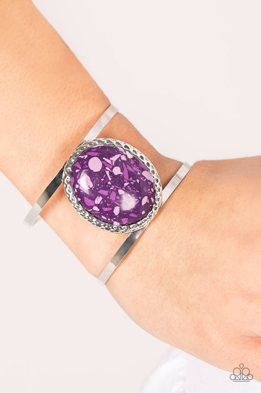 Paparazzi - Tantalizingly Terrazzo - Purple Bracelet - Alies Bling Bar